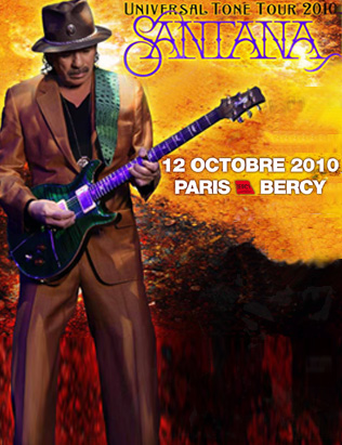 Santana en concert @ Paris Bercy le 12 Octobre 2010 Santana en concert @ Paris Bercy le 12 Octobre 2010