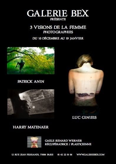 &laquo;&nbsp;3 Visions de la Femme&nbsp;&raquo;, exposition à la Galerie Bex du 10 décembre 2010 au 19 janvier 2011