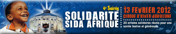 Solidarité SIDA Afrique le 13 février 2012 au Cirque d’Hiver-Bouglione