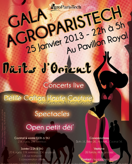 GALA AGROPARISTECH AU PAVILLON ROYAL
