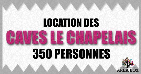 Location des Caves Le Chapelais (350 personnes)