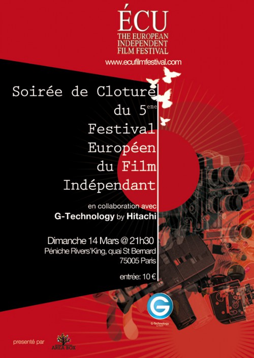 Soirée de clôture du Festival Européen du Film Indépendant le 14 mars 2010