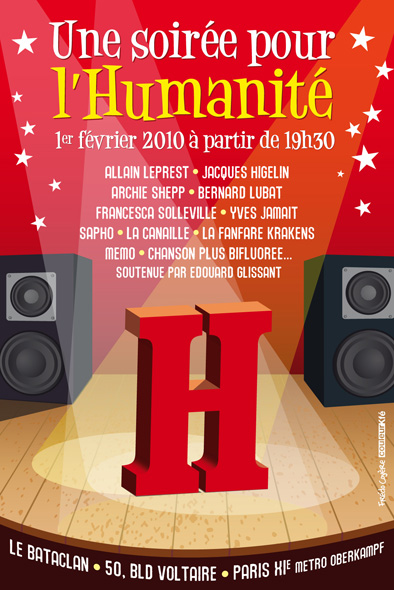 Une soirée pour l’humanité le 1er février au Bataclan