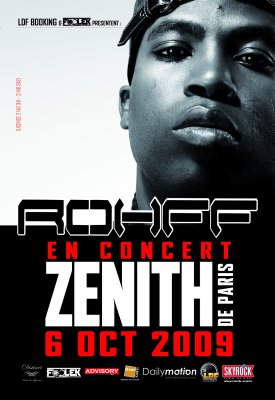 ROHFF en concert au ZENITH le 06 octobre 2009!