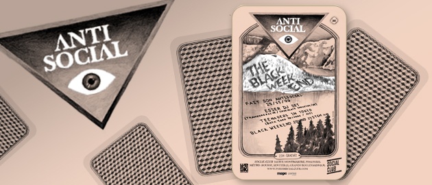 THE BLACK WEEKEND FAIT SON ANTISOCIAL le Mercredi 25 novembre au Social Club