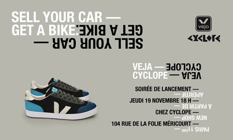 Soirée de lancement Veja Cyclope le jeudi 19 novembre Soirée de lancement Veja Cyclope le jeudi 19 novembre