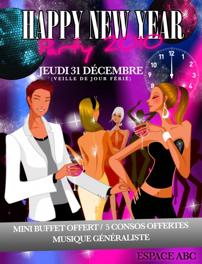 Happy New Year Party 2010 à l’espace Abc