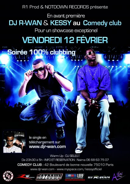 kessy au Comedy Club le 12 février 2010 kessy au Comedy Club le 12 février 2010