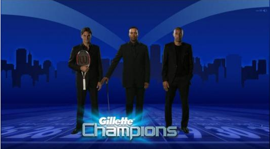 Thierry Henry la main dans la poche pour Gillette