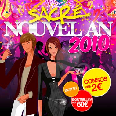 Sacré nouvel an 2010 au Back Up