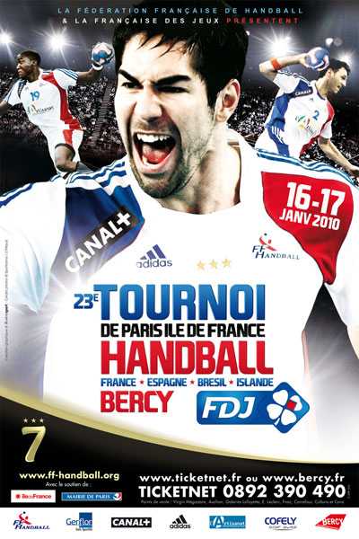 23eme tournoi de Handball au Palais Omnisports de Paris Bercy