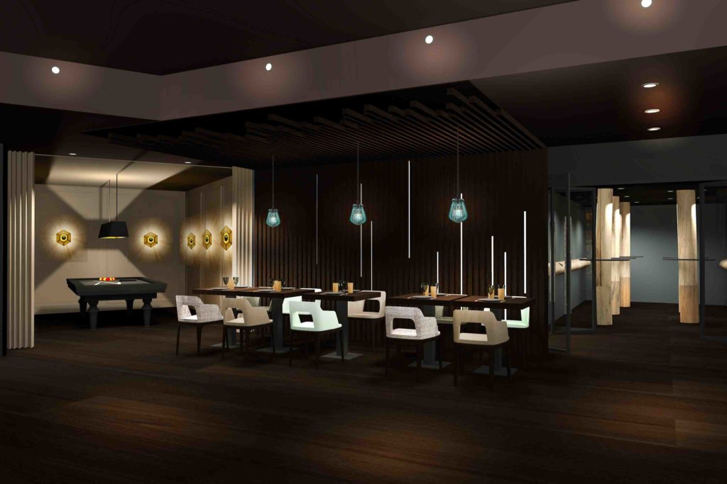 Salle à manger, billard