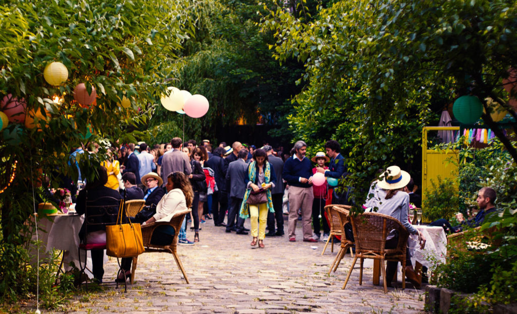 Dans les jardins de Pierre