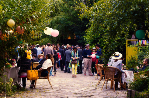 Dans les jardins de Pierre