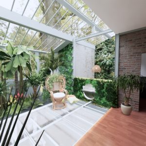 Loft sous verrière